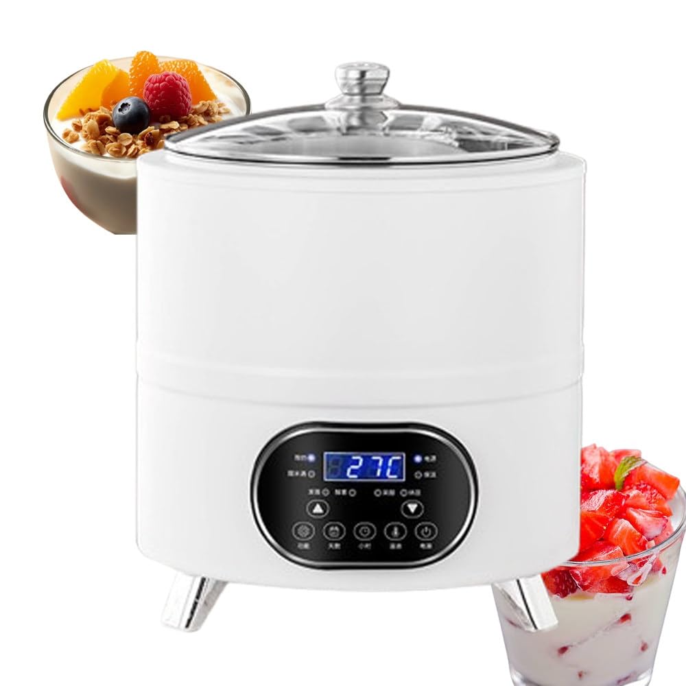 Yaourtière avec écran LED Et Minuterie White-12L