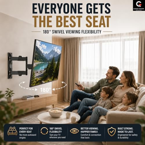 Gadget-Wagon North Bayou Model-S4 6 Way Swivel Tilt Wall Mount 32-55 - Image 5