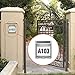 1 Set Solar door light house number plaque solar house numbers light illuminated plaque solar powered solar power lights outdoor LED sign Solar House Number Lamp rainproof pp tool