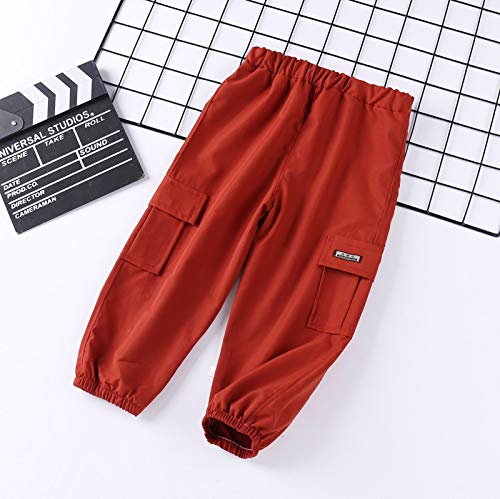 BILIKEYU Cargo Pants Trousers Fashion Boys Cuffs Pants Spring Elastic Casual Summer Boys Pants Jumpsuit Light2