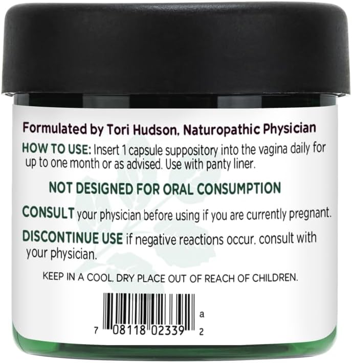 Vitanica Fresh V-Probiotics - Women's Probiotic for Vaginal Health - Contains Lactobacillus Gasseri - Free of Filler, Fragrances, Parabens, Preservatives & Artificial Colors - 30 Suppository Tablets - Image 3