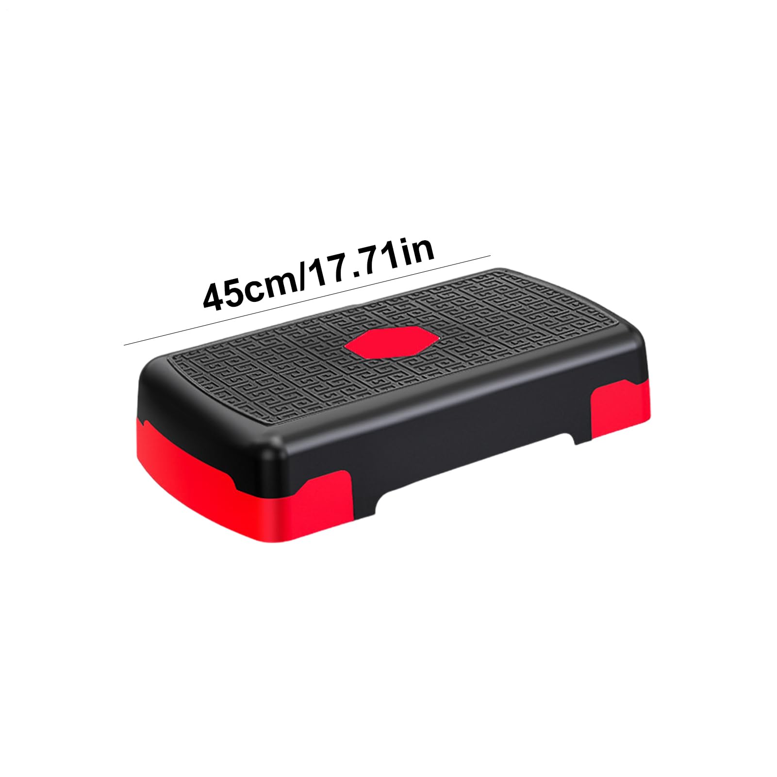 Stepper aerobowy, regulowana wysokość, deska do ćwiczeń, antypoślizgowa deska z 3 stopniami, kompaktowy i lekki, idealny do domowej siłowni, treningu siłowego cardio, 40 cm