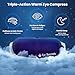 Steam Eye Mask Self-Heating Warm Compress for Dry Eye, Fast Relief for Stye, Puffy Sensitive Eyes - Moist Heat Mask for Sleep, 15 Pack