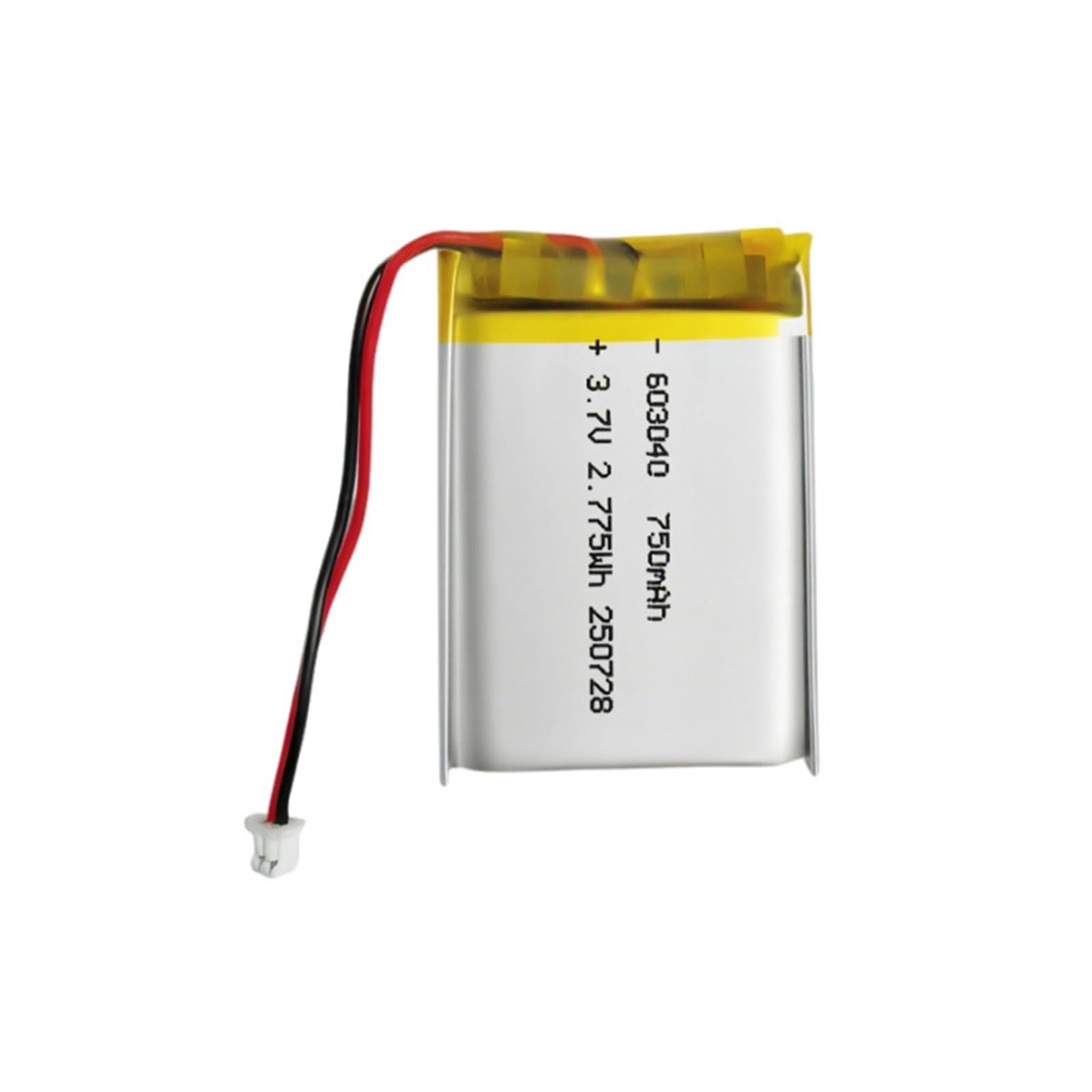Batería 603040 750 mAh 3,7 V Litio Recargable Conector 1,25mm 3