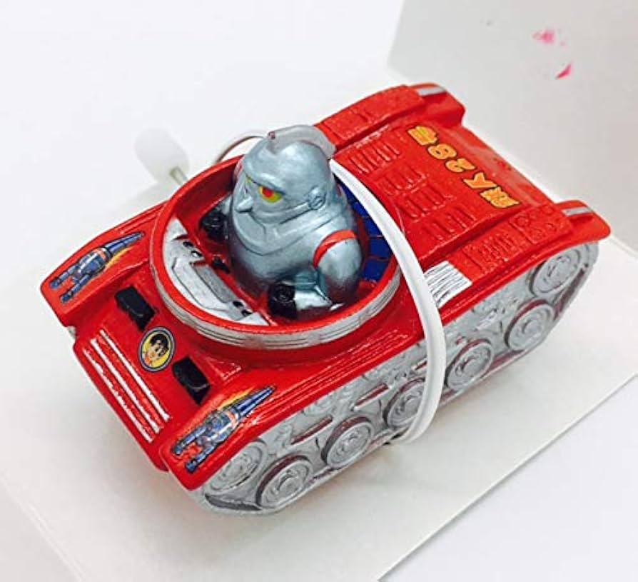 鉄人28号　ソフビミニトイ　限定品　非売品　乗り物３種　大阪ブリキ Amazon | 鉄人28号ソフビミニトイ 鉄人28号戦車 レッド ブリキ
