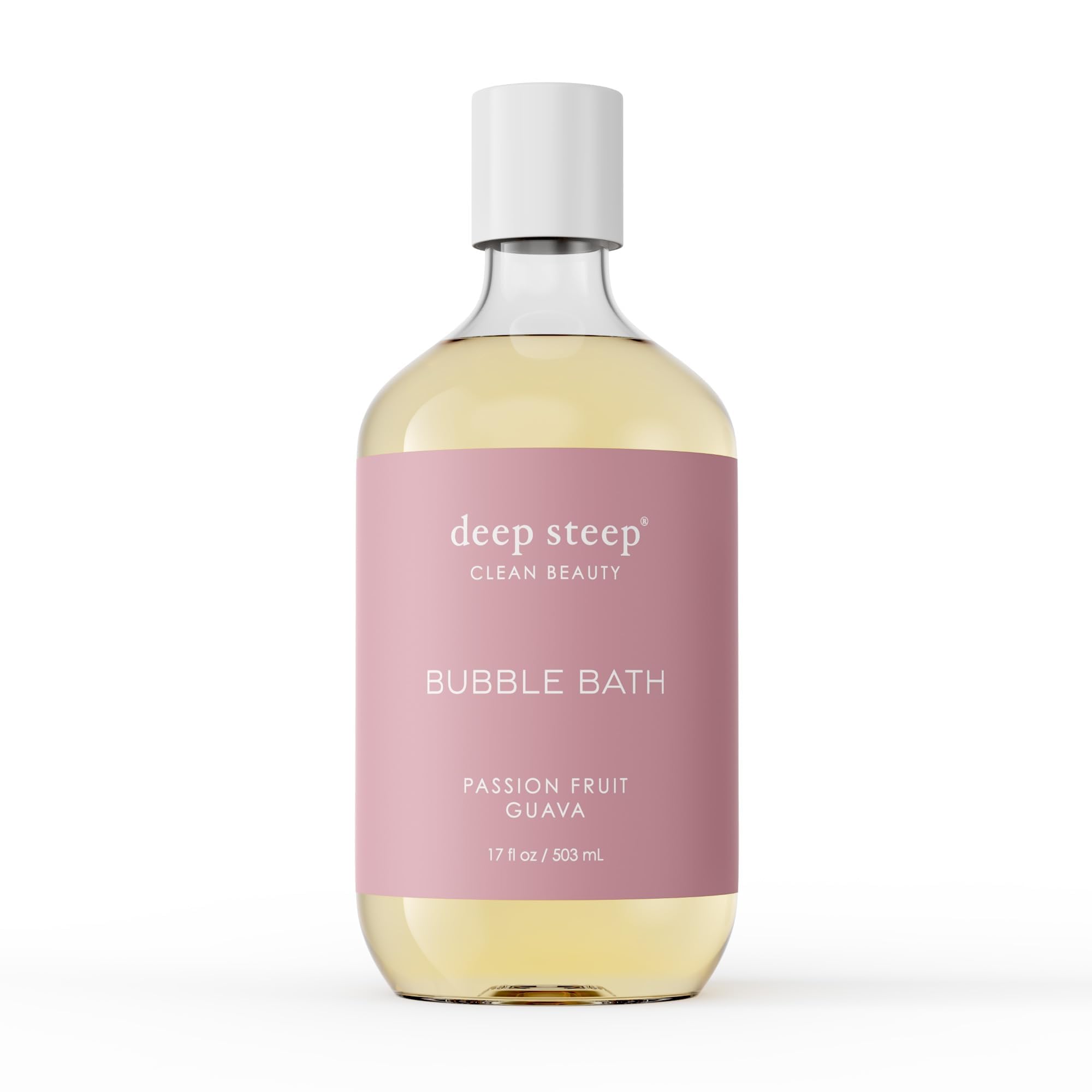Deep Steep Bubble Bath, Passion Fruit Guava, 17.5 Ounce