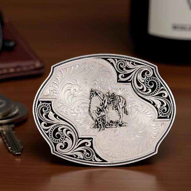Image of Montana Silversmiths Western Lifestyle Southwestern Series Made in the USA Belt Buckle