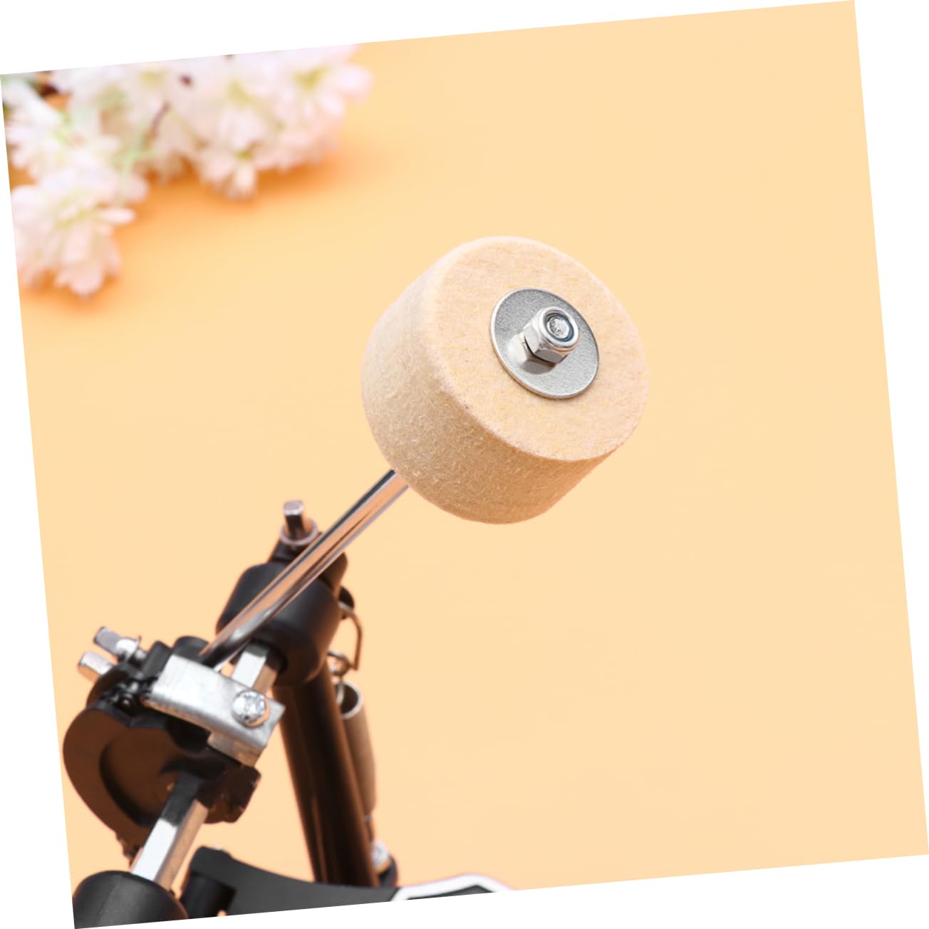 Totority Drum Set Pedal Heavy Duty Single Foot Kick Drum Foot Kick Bass Drum Pedal Spring