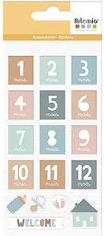 Sticker puffies Month - Pretty Nursery Rhymes