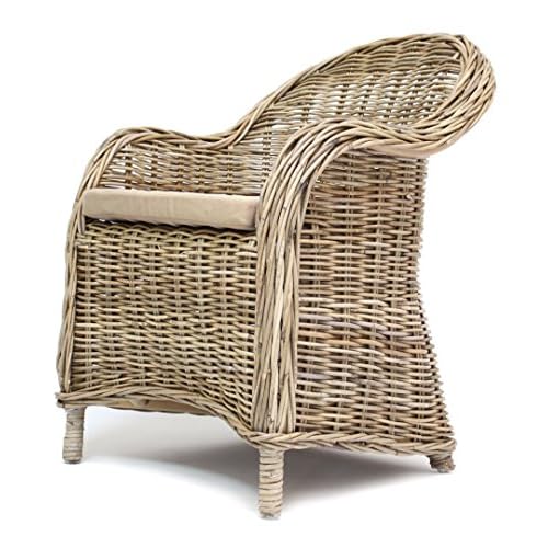 FRANK FLECHTWAREN Rattan-Sessel Koboo Grey