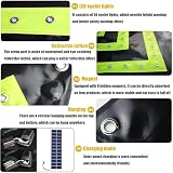 Rusopobe Led Magnetic Traffic Guide Light, Roll Up LED Arrow Blanket Road Traffic Arrow Warning Sign Mobile Arrow Banner for Indoor/Outdoor(USB)
