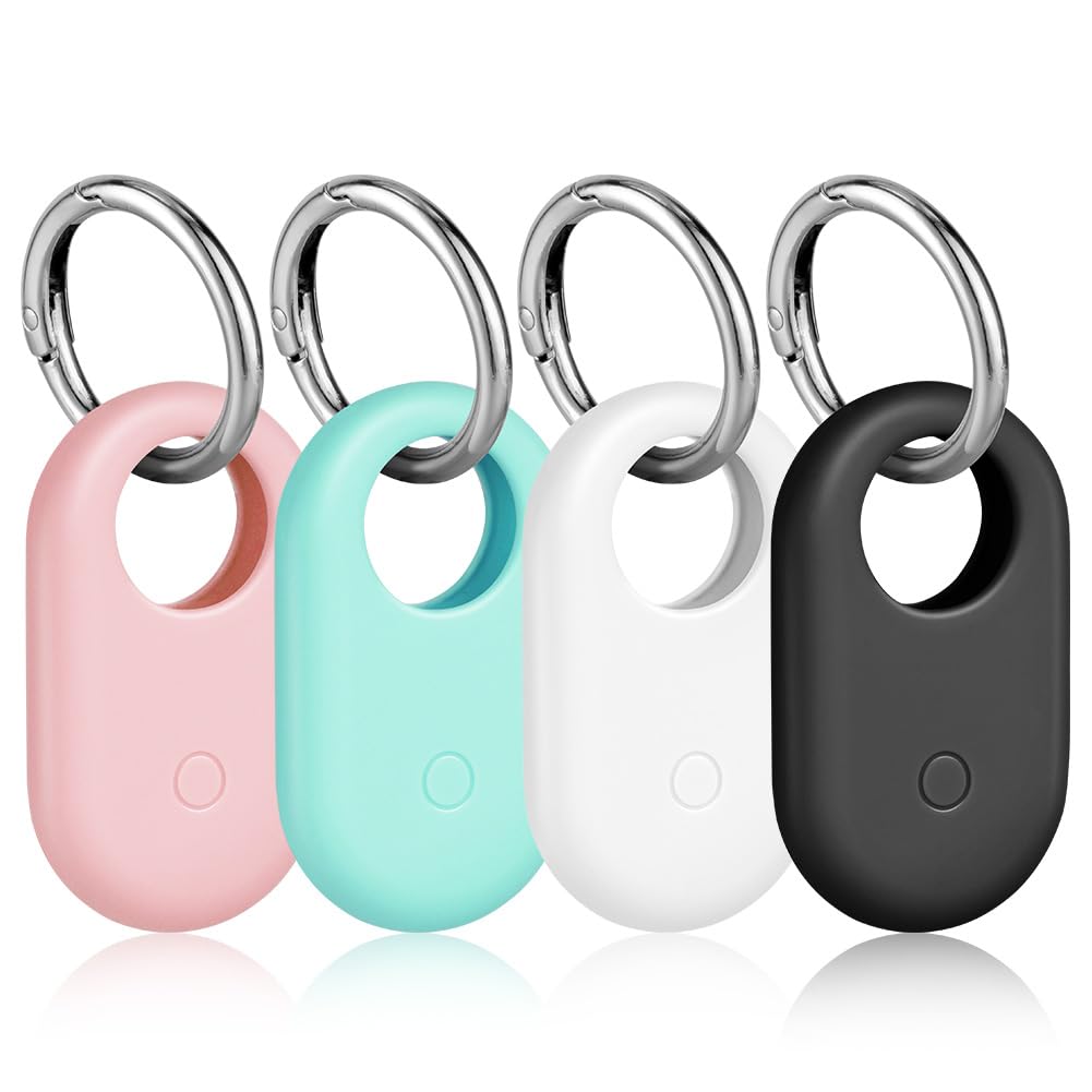 Ainiv 1PCS Negro Funda Protectora para Samsung Galaxy Smarttag 2, Silicona Llavero de Funda Protectora para Smart Tag 2, Accesorios Anticaídas y Antiarañazos para Smarttag2 para Llaves Collar Mascotas — view 11