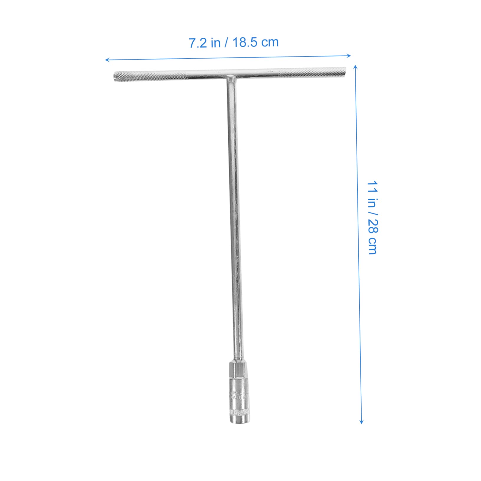 Angoily Jeu de Clés Douille T 7pcs en Acier Chrome-vanadium, Pratiques et Antirouille, pour Réparation et Outils Moto Professionnels, Tailles 8mm à 19mm