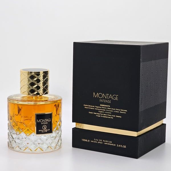 Montage Intense Eau de Parfum 100 ml Men : Amazon.com.be: Beauty