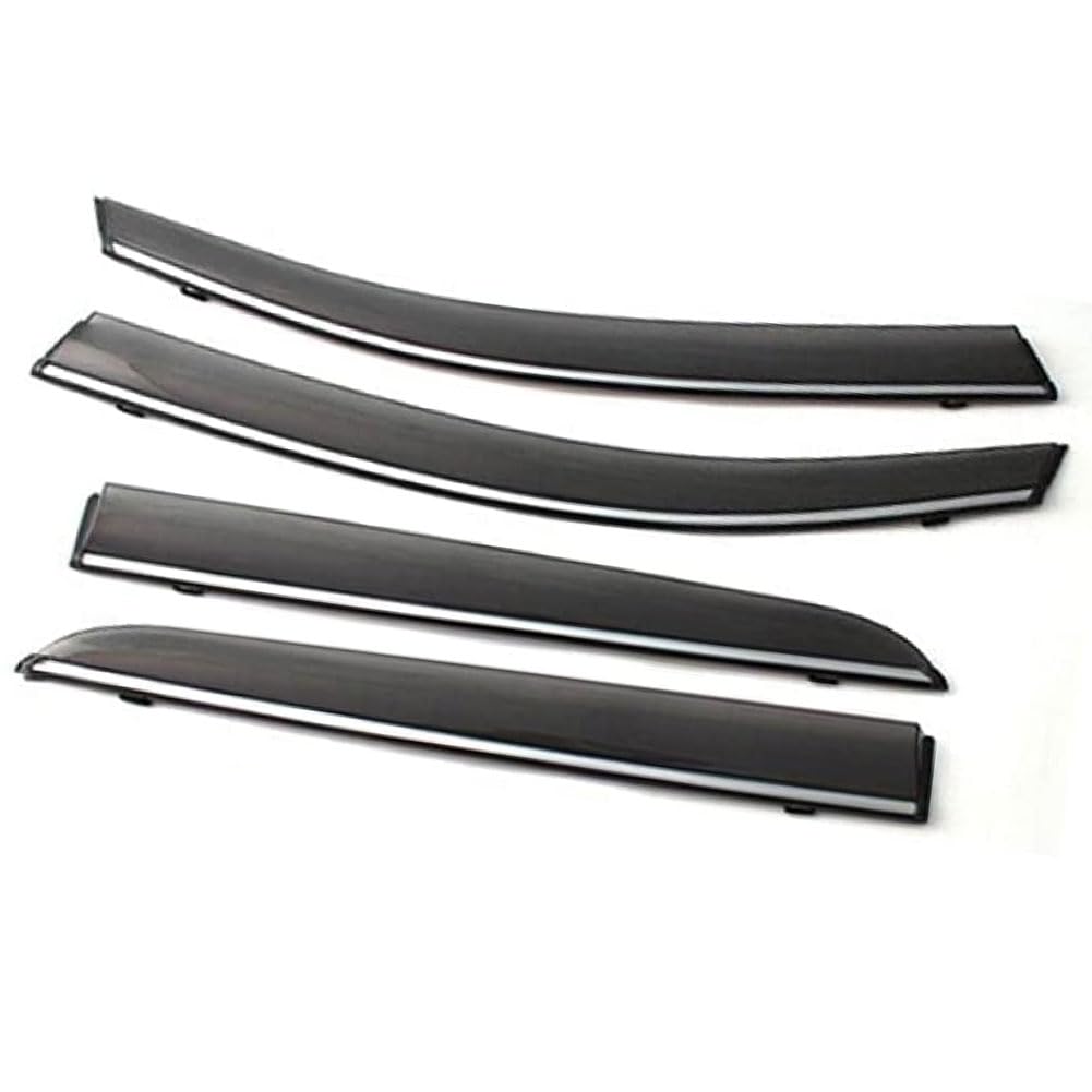 4Pcs Deflettori Del Vento Auto per N-issan Teana J32 Altima 2008-2012, Parapioggia per Finestrino Coperture di Ventilazione Visiera Accessori