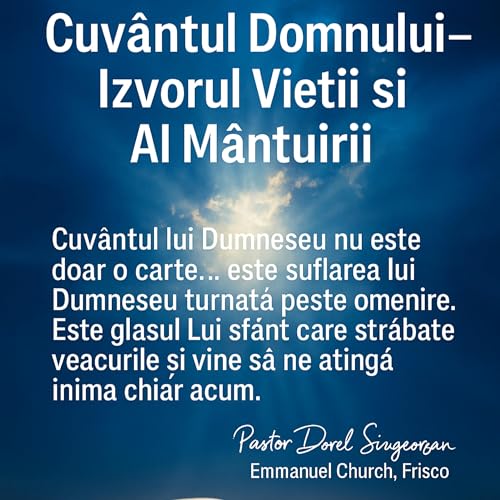 Page de couverture de Cuvântul lui Dumnezeu – Izvor de Lumină, Putere și Binecuvântare