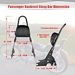 Goldfire-Motorcycle-Sissy-Bar-Detachable-Rear-Upright-Backrest-WCushion-Pad-Expandable-Motorcycle-Tail-Bag-Travel-Luggage-Sissy-Bar-Bag-For-Harley-Sportster-XL-883-1200-2004-Up