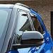 Goodyear Shatterproof in-Channel Window Deflectors for Ford Explorer 2020-2025, Rain Guards, Window Visors for Cars, Vent Deflector, Car Accessories, 4 pcs - GY008030