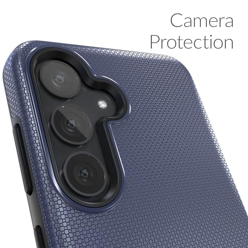 Image of Crave for Samsung Galaxy S24 Case, Shockproof Protection Dual Layer Case for Samsung Galaxy S24 (6.2 inch) - Navy