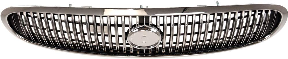 Grille Assembly For 1997-1999 Buick LeSabre - Chrome Shell With Black Insert Replacement