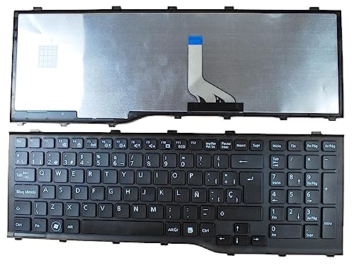 Portatilmovil® - Tastiera Per Notebook Fujitsu Lifebook Ah532 A532 N532 Nh532 Nero