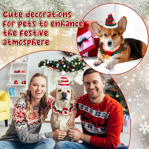 Disfraz navideño para perros y gatos 6 piezas Coume M miniatura 4