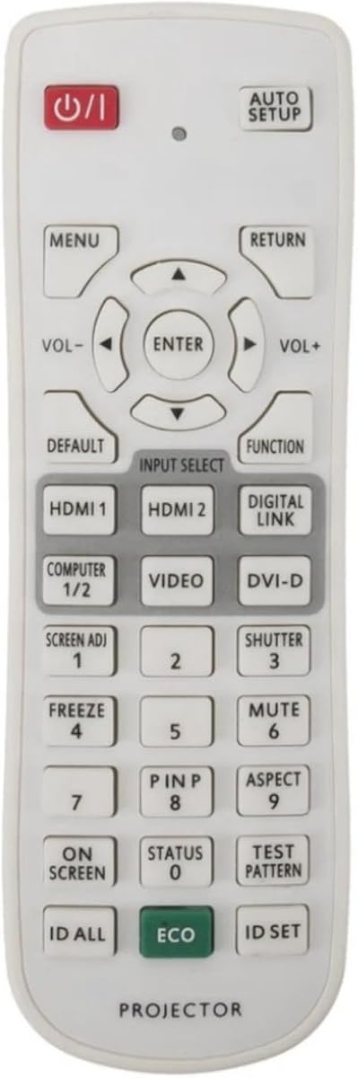 N2QAYA000126 Mando a distancia de proyector para proyector Panasonic en salones o habitaciones, no necesita programación ni emparejamiento, mando a distancia de repuesto compatible con modelos PT-FW530 PT-FX500 PT-FW530C PT-FZ570C