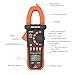 Meterk Digital Clamp Meter Multimeter 4000 Counts Auto-ranging Multimeter AC/DC Voltage & Current Tester with Resistance, Capacitance, Frequency, Continuity, Diode Test, Non-contact Voltage Detection
