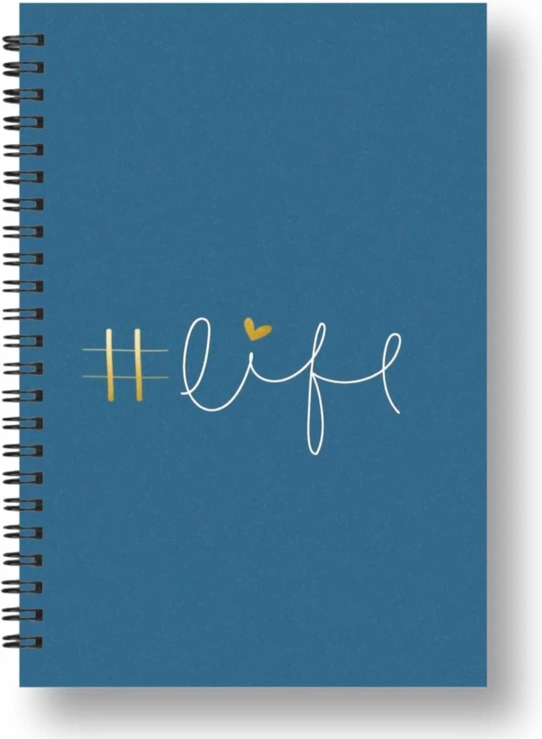 CRAFT MANIACS CUTE & MOTIVATIONAL COLLECTION A5 RULED 160 PAGES NOTEBOOK + FREE PERSONALIZED NAMR BOOKMARK FOR LOVERS OF CUTE STATIONERY (HASHTAG LIFE)