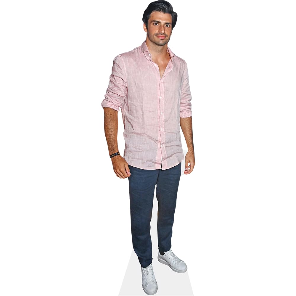 Carlos Sainz Jr (Pink Shirt) Life Size Cutout