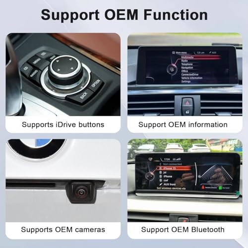Pantalla CarPlay 10.25" para BMW F30 F20 F22 F31 F32 F33 2012-2017 miniatura 5