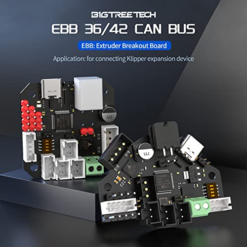 Image of BIGTREETECH EBB42 CAN Bus with MAX31865 Adapter Board Hot End PCB Board Filament Break Blockage Detection for 42 Stepper Motor Extruder Nozzle Head Tool for Blv Ender 3 for Klipper Support PT1000