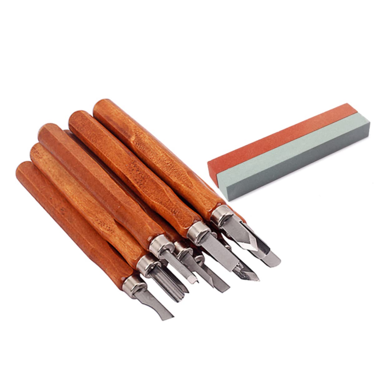 Mikinona Set Di 12 Strumenti Per La Riparazione Di Chitarre Pietre Abrasive Per La Manutenzione Di Chitarre Acustiche Accessori Artigianali