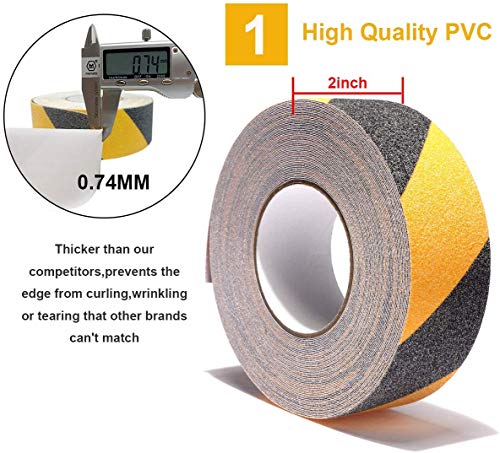 Nastro antiscivolo di sicurezza, 5 cm x 18 m