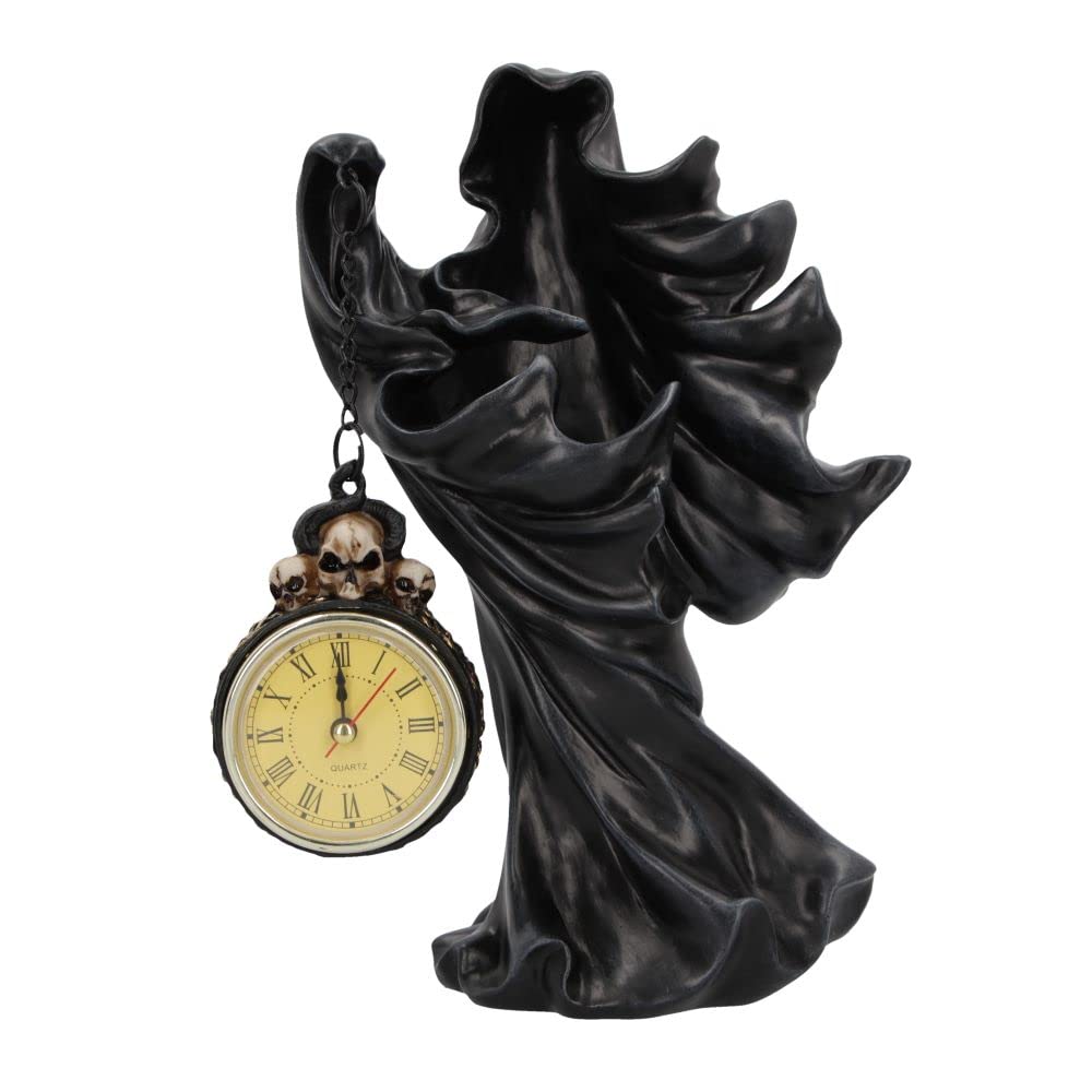 Nemesis Now Time Flies Reaper Figurine 26.5cm, Resin, Black, Gothic Reaper Horror Figurine, Perfect Addition to Horror Collection, Cast in the Finest Resin, Expertly Hand-Painted