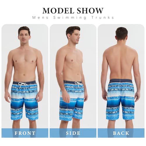 Image of Mens Swimming Trunks Swim Trunks Quick Dry Swim Shorts with Mesh Lining Funny Swimwear Bathing Suits