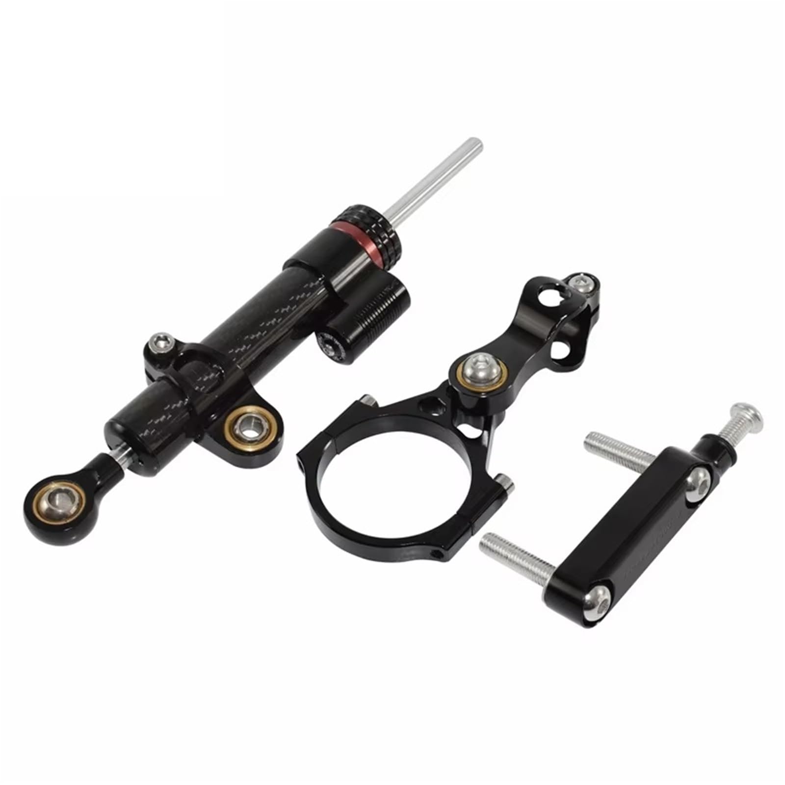 Amortiguador de Dirección Compatible con para 1000 2012 2013 2014 2015 2016 2017 2018-2020 Kit De Montaje del Amortiguador De Dirección Estabilizador Soporte