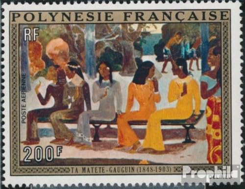 Sellos de correos de la Prophila Collection Polinesia Francesa 167, pintura de Gauguin 1973