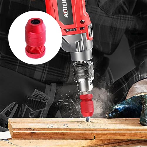 GIONAR 2 Stück Bohrer Tiefenanschlag-Set, einstellbar von Ø 2-11 mm, Aluminium Bohrstopp für präzise Holzbohrer Holzbohrungen