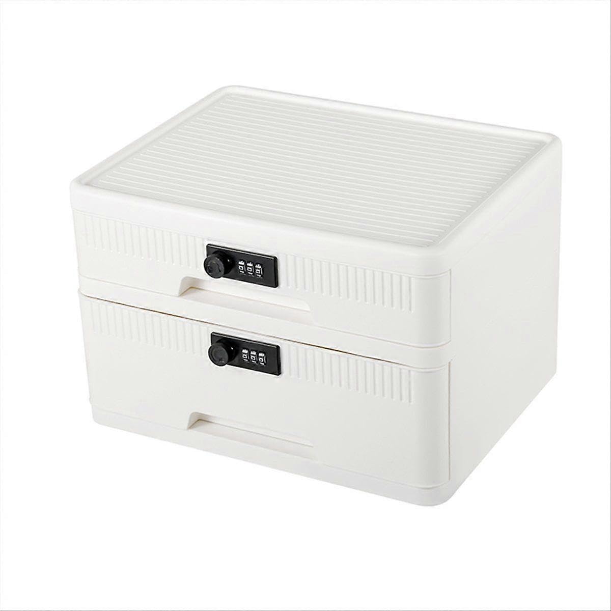 Digital Password Lock Safe Box Drawer Type Medicines Locking Cabinet Passport Files Jewelry Privacy