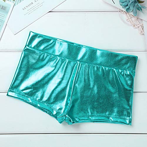 Image of Kids Girls 2PCS Sports Outfits Ballet Gym Sequins Mermaid Tank Top Shorts Set Tankini Swimwear Gymnastics Tracksuit