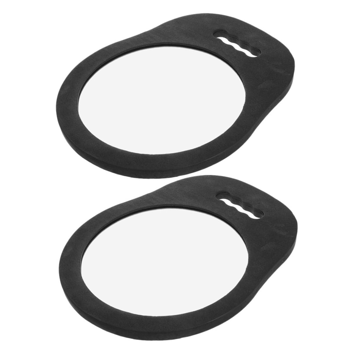 Miroir de coiffeur rond incassable pour éviter les bris de glace en salon