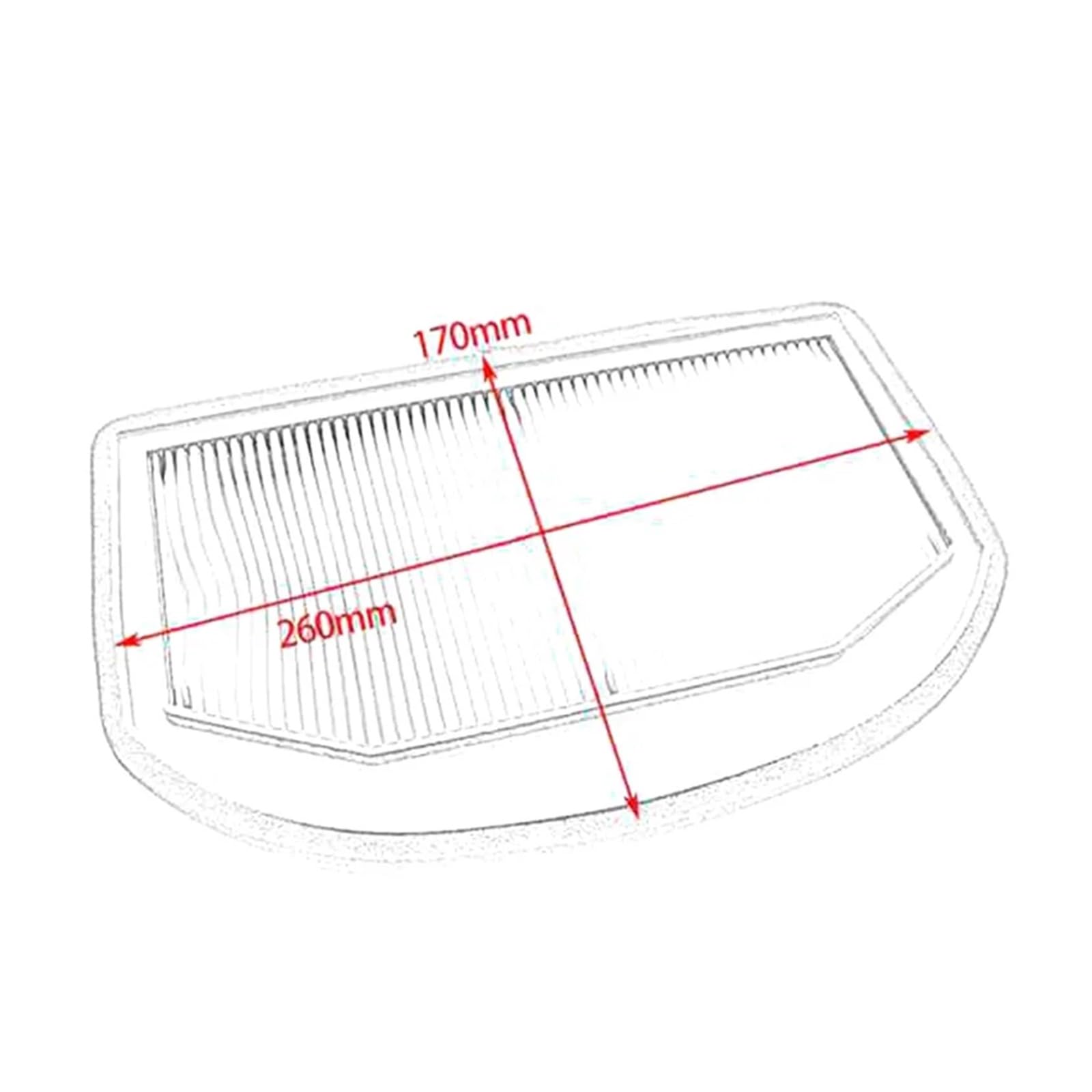 Gasolina Filtro Limpiador De Filtro De Admisión De Aire para Motocicleta, Filtro De Aire De Gasa De Algodón para T&riump&h 1200 Explorer 2012-2019, Motocicleta