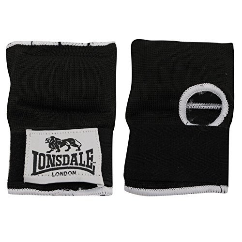 Lonsdale Unisex Training Inner Glove Black/White L-XL