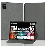 【NSFN】山善 QA15-101 保護ケース 山善(YAMAZEN) タブレット 10インチ 2025年新登場 専用ケース スタンド可能 薄型 軽量 カバー スタンド可能 TPU 薄型 レザーカバー 軽量 2段階角度調整 全面保護型 (グレー)