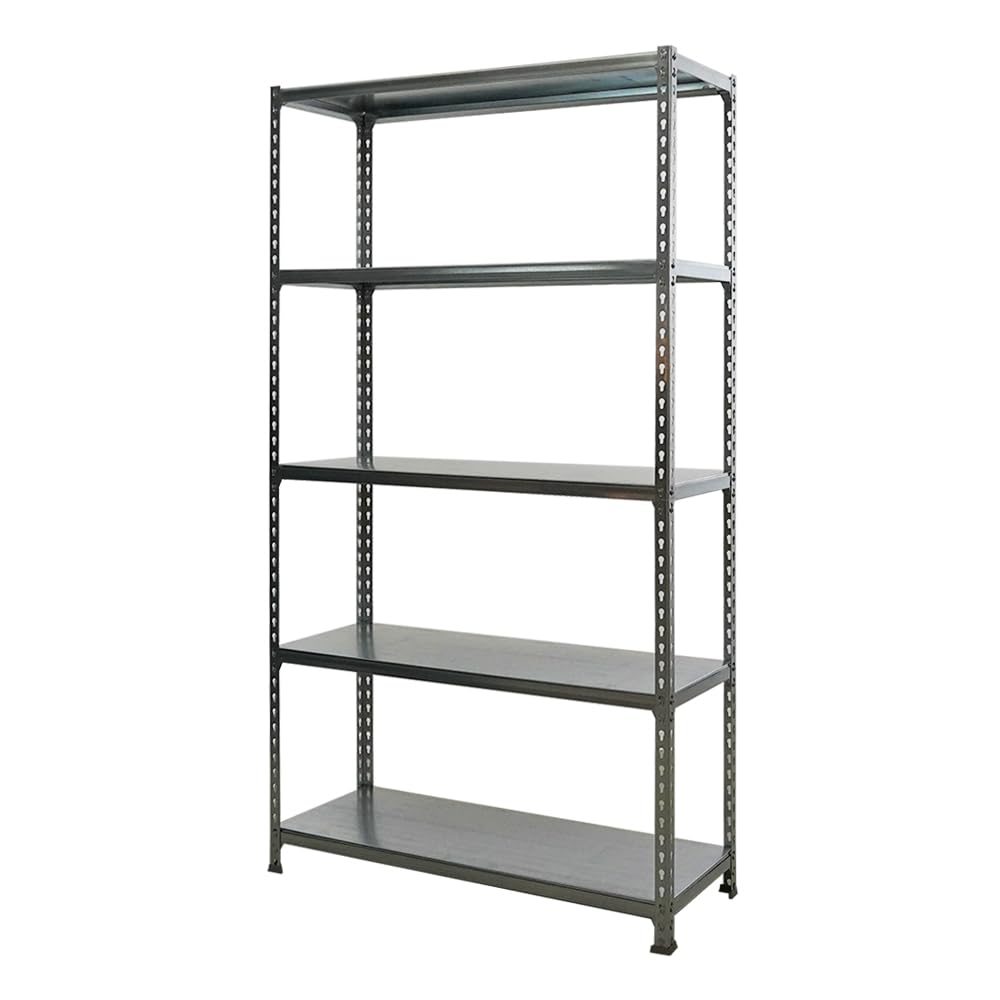 PROREGAL Schwerlastregal Big Metal Shark | HxBxT 200x110x40cm | Fachlast 200kg | Verzinkt | Regal Standregal Aufbewahrungsregal