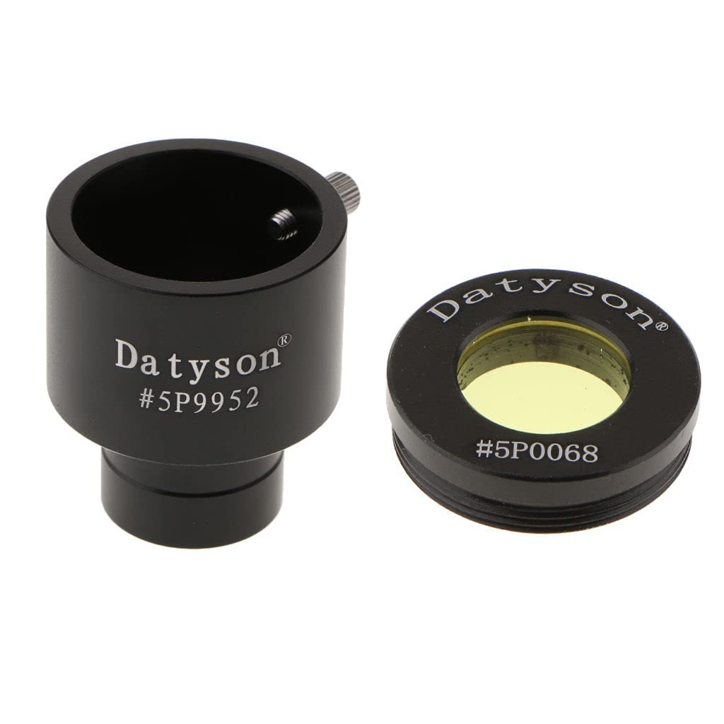 0,965 Zoll Konvertieren Zu 1,25 Zoll Teleskop Okular Adapter 24,5 Mm Auf 31,7 Mm Adapter + Gelbfilter