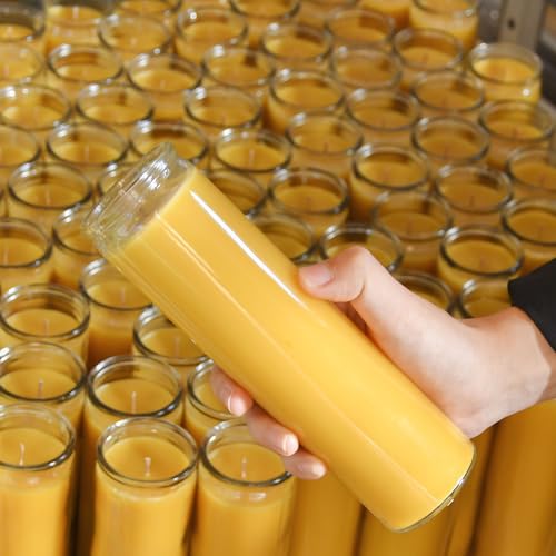 5 Day Beeswax Devotional Prayer Candle - Unscented Vigil Altar Candle for Blessing Memorial&Religious Ceremonies, 90-100 Hours Burning - Thumbnail 3