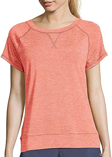 Champion Women's PHYS Ed Tee, Orange, Large