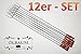 Produktbild 12 x 1 METER 100 cm lange Grillspieße mit Gabel, Gabelspieß - Besteckset, für Reinigung mit Bürste, für Grill Grillspieß Wurstspiesse Kugelgrill Feuerschale, ideal für Grillfest, Gartenparty, Geburtstag, Outdoor,Feuerschale, Gartenöfen, Grillkamin, Raclettes, Picknickset, lange Grillgabel, Schaschlik, Schaschlikspieße, Besteckset, gabel und Wender, Grillbesteck und Grillwender usw.